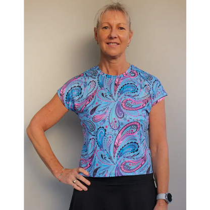 Holli Mesh Tee - gmaxx