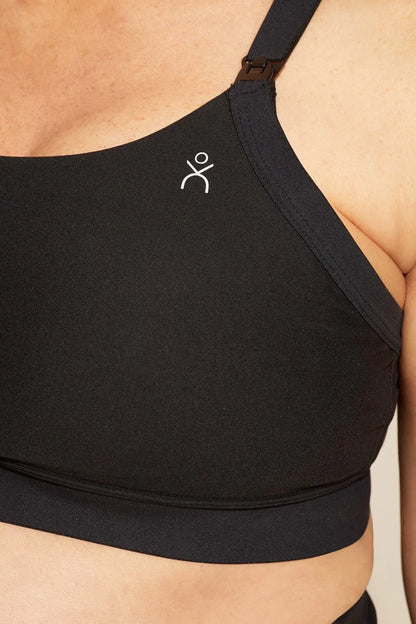All the comfort of our hugely popular Chloe Crop, with easy front clips for nursing! This low to medium support crop is designed for everyday wear or low impact exercise like walking, yoga or pilates. You’ll soon be living in your Chloe Crop on days home with bub or when running errands! 