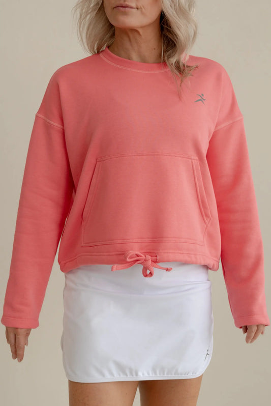 Kozy Fleecy Top with Pockets - XS / Watermelon - Ladies Sports Tops