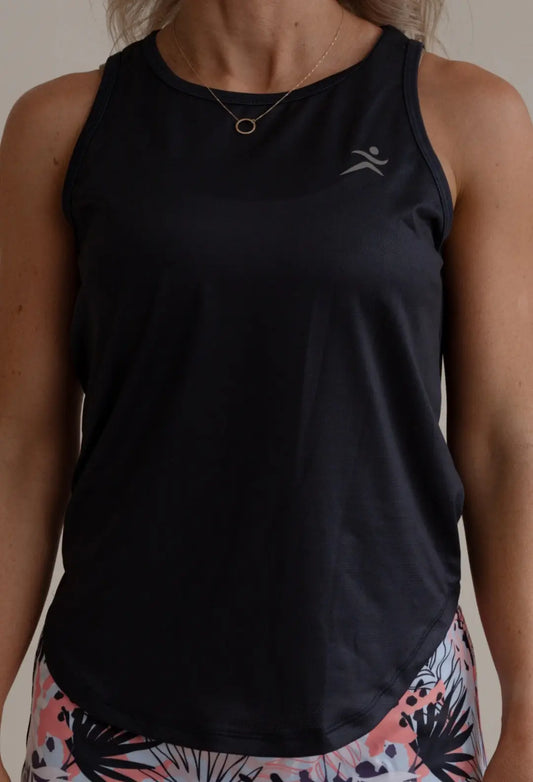 Kylie Mesh Tanks - XS / Navy - Tank Top