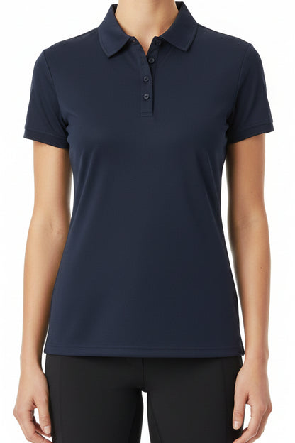 Ladies Accelerator Polo -  Navy - Shirts & Tops