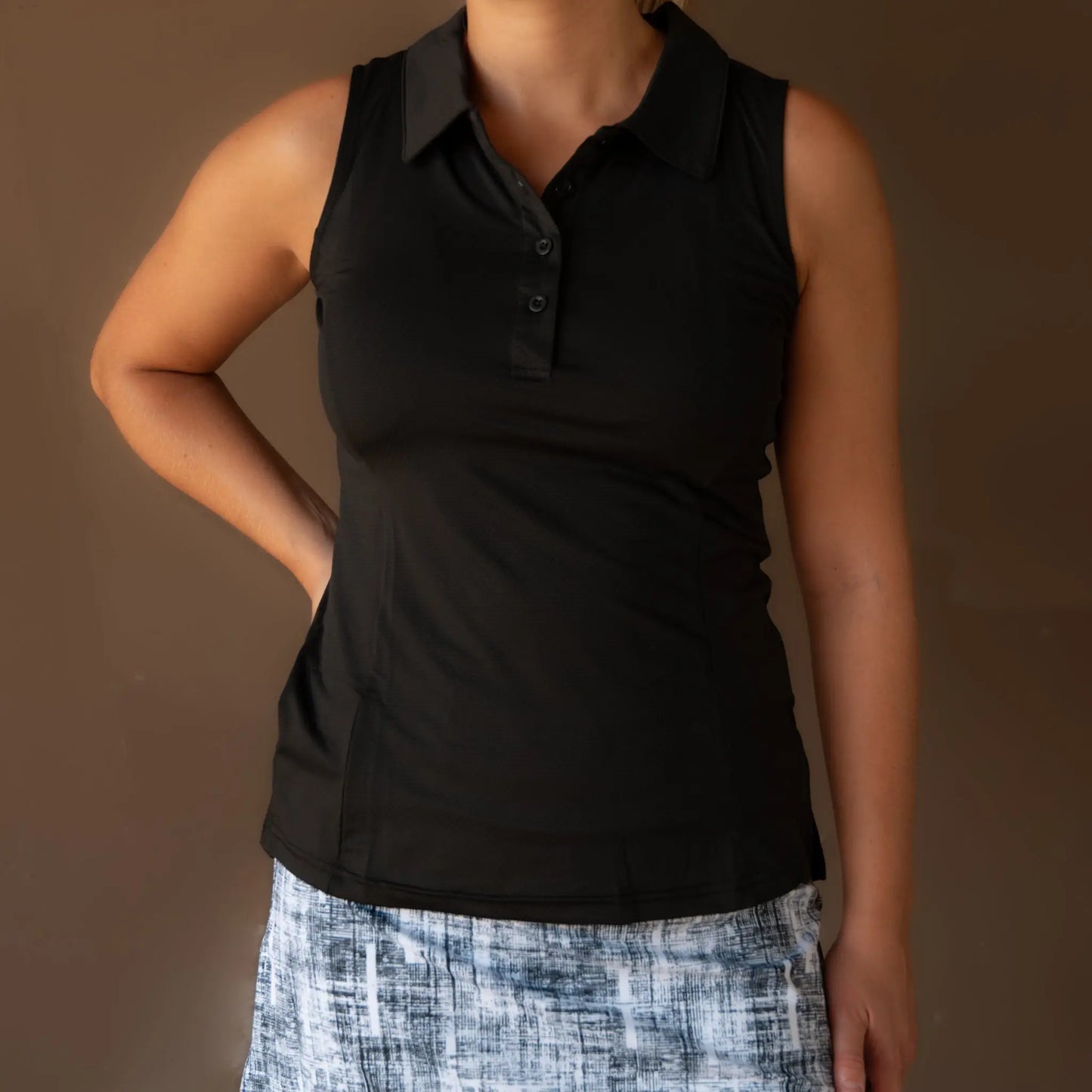 Ladies Sleeveless Polo - gmaxx