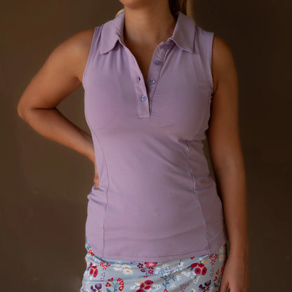 Ladies Sleeveless Polo - gmaxx