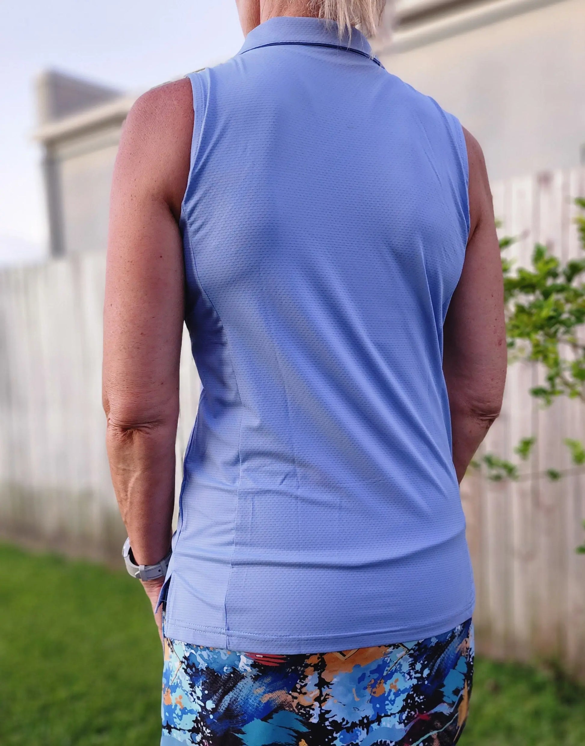 Ladies Sleeveless Polo - gmaxx