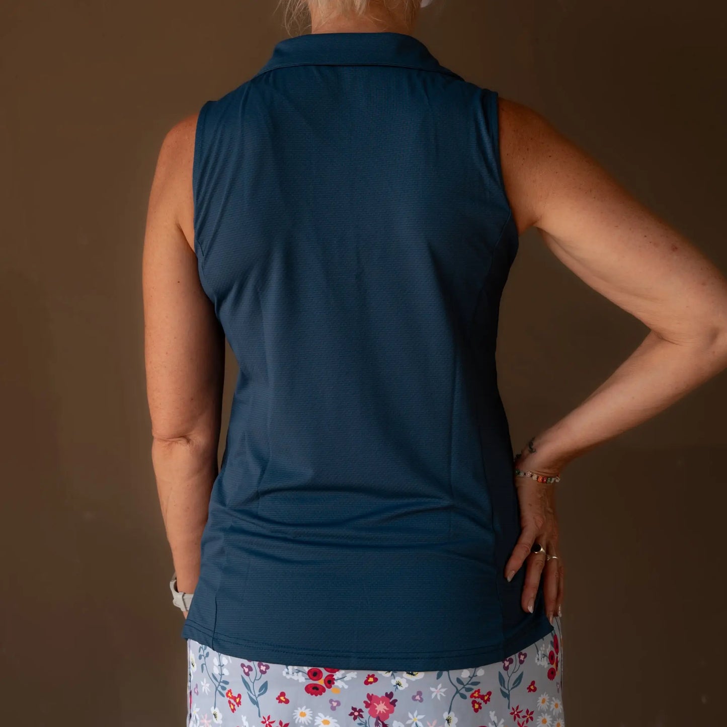 Ladies Sleeveless Polo - gmaxx