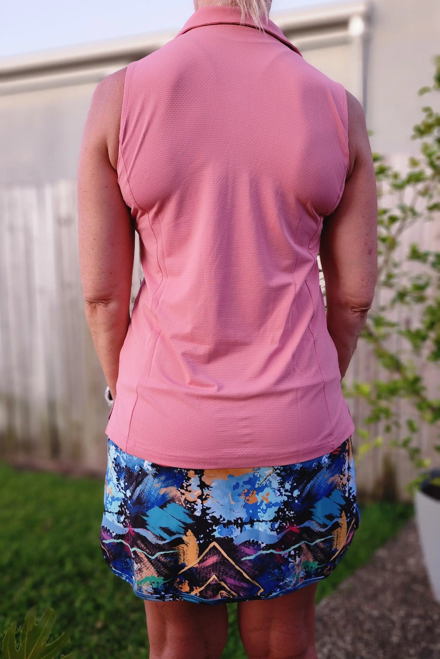 Ladies Sleeveless Polo - gmaxx
