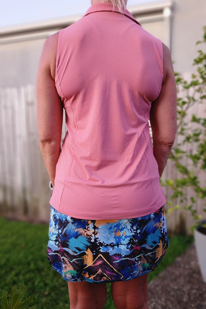 Ladies Sleeveless Polo - gmaxx