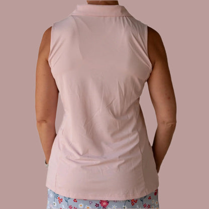 Ladies Sleeveless Polo - gmaxx