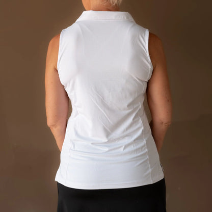 Ladies Sleeveless Polo - gmaxx