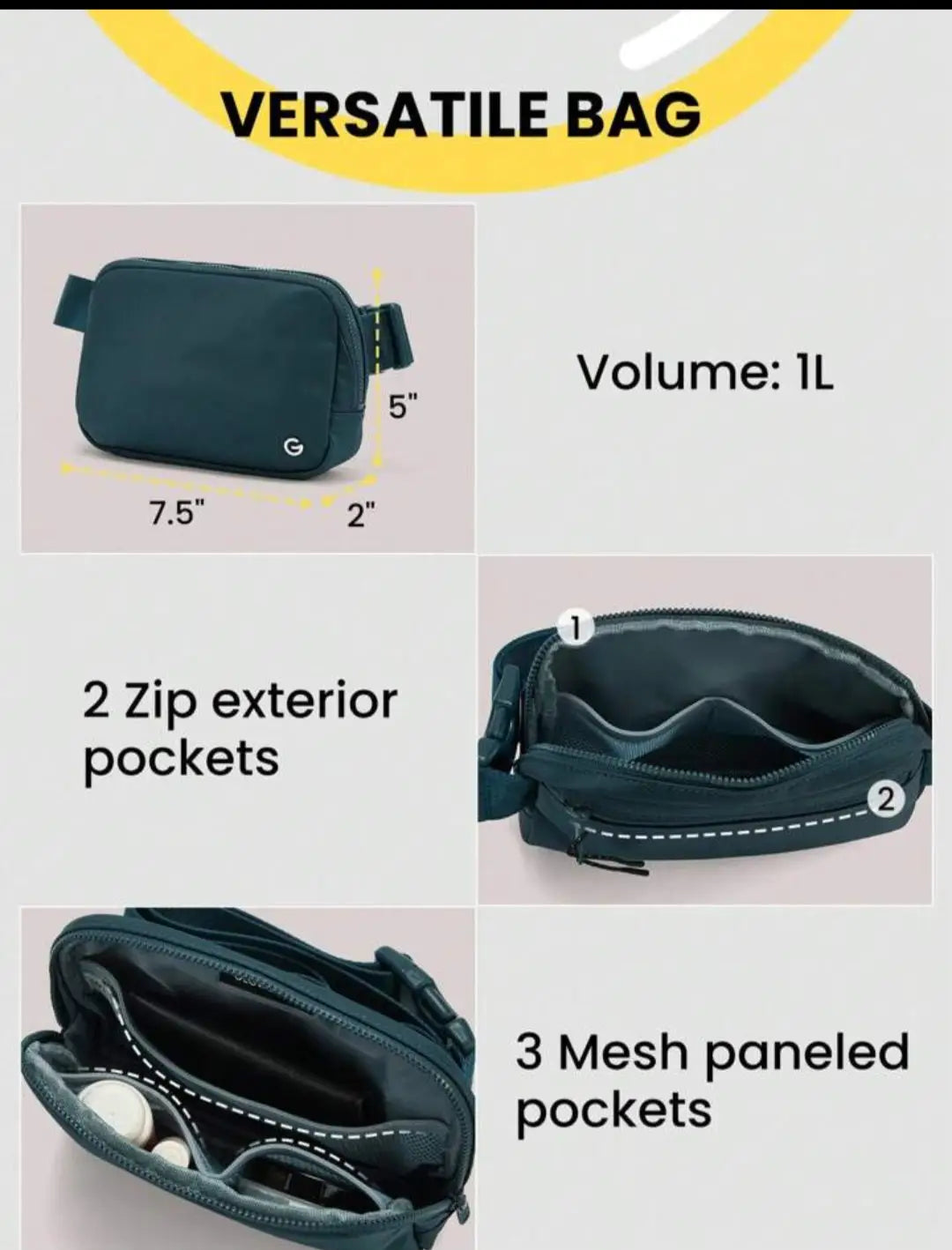 Ladies Sling Body, Bum Bag - gmaxx