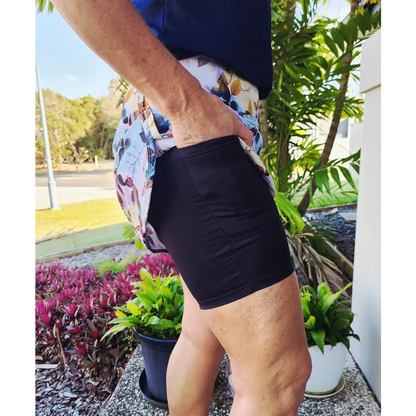 Laini Longer Skort with Pockets - amazing floralm design. XS - Skorts