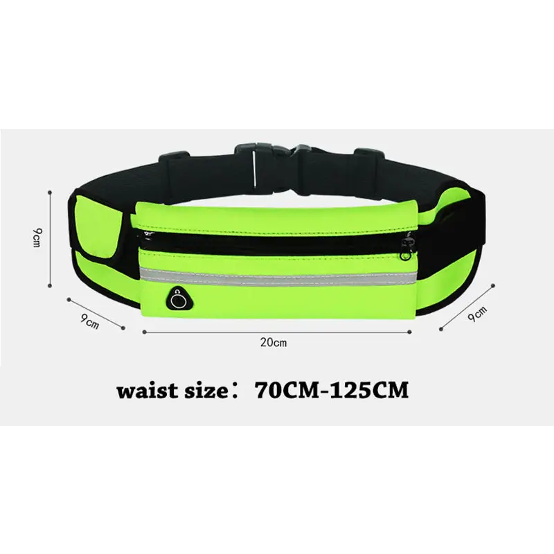 Lay Flat Waterproof Bum Bags Assorted Colours - gmaxx