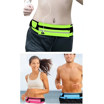 A lay flat design for Active People. Made from neoprene, these low profile bags feature a waterproof Zip, A key Pocket and a port for headphones. The main pocket easily fits the larger style phones that are popular today. These bags fit snugly against the waist. Assorted colours available