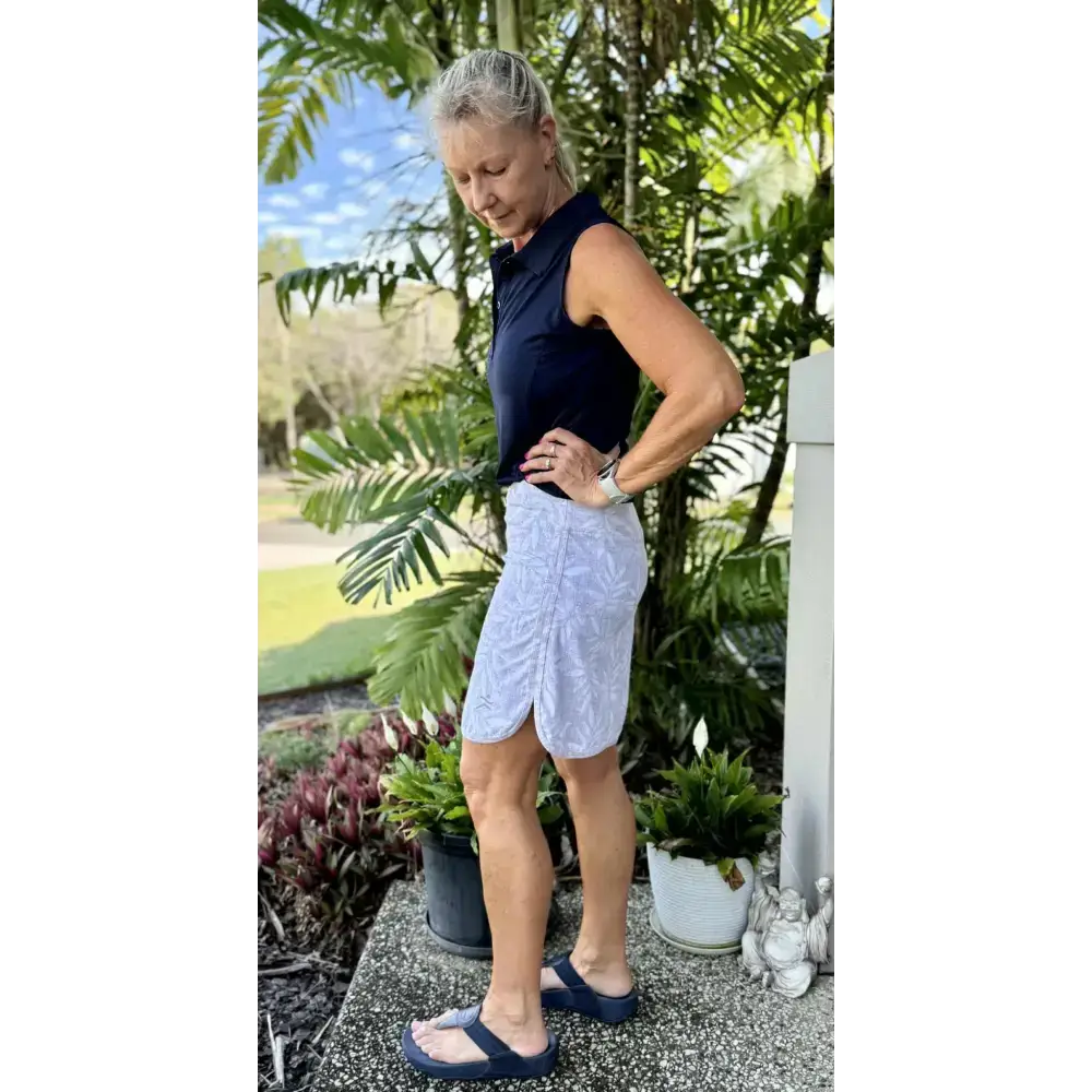 Liza - Longer Skort with Pockets - for golfer sand Lawn Bowls