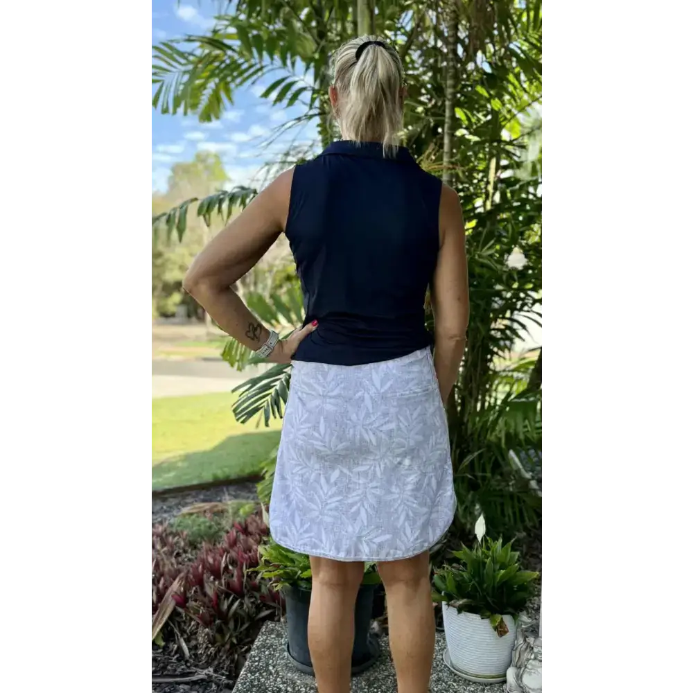 Liza - Longer Skort with Pockets - for golfer sand Lawn Bowls