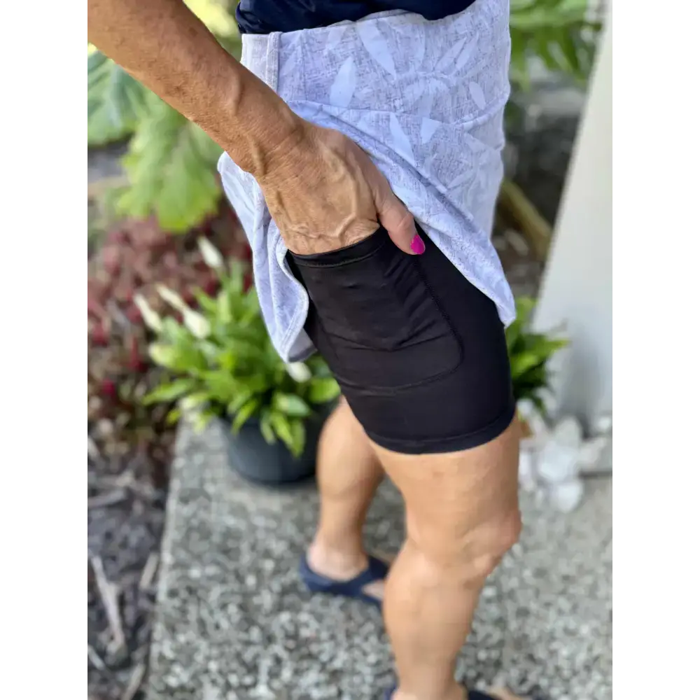 Liza - Longer Skort with Pockets - for golfer sand Lawn Bowls