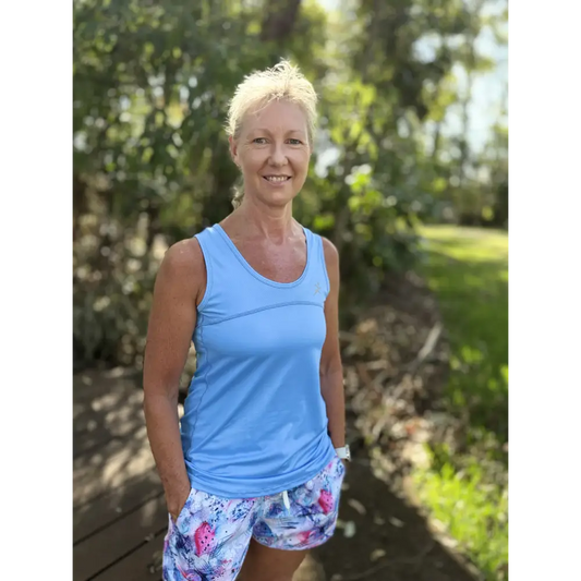 Mesh Full Back Singlet XS - XXXL - Activewear