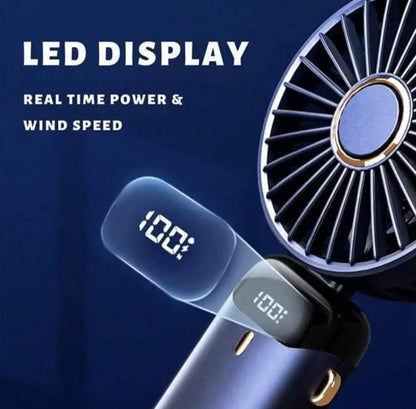 Personnel Battery Operated Fan , 5 speed,Perfect For Hot Flushes