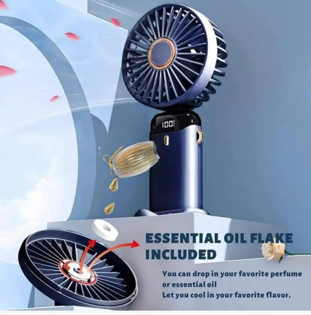 Personnel Battery Operated Fan , 5 speed,Perfect For Hot Flushes