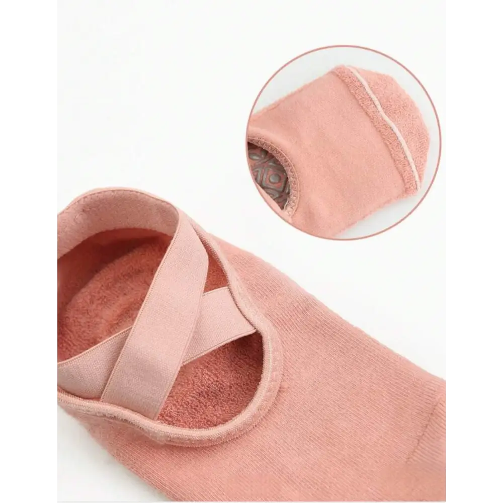 Non Slip Yoga Socks - Pink - Socks