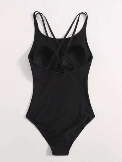 Black One Piece Swimmers Available from Gmaxx Activewear