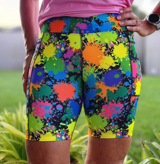 Paintball - Bike Shorts - XS - shorts