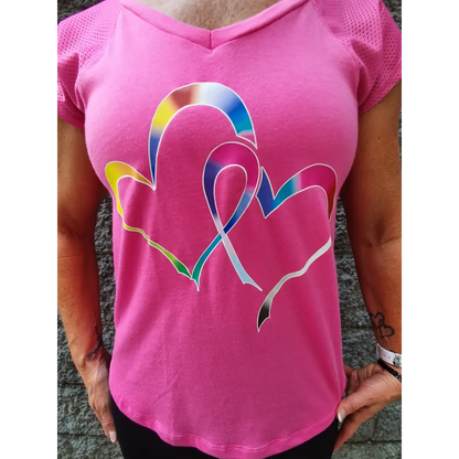 Gmaxx Cancer Fundraiser Tee Hot Pink