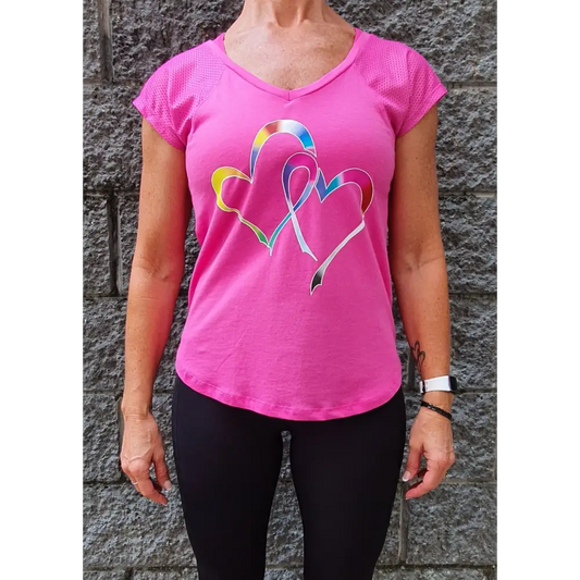 Gmaxx Cancer Fundraiser Tee Hot Pink