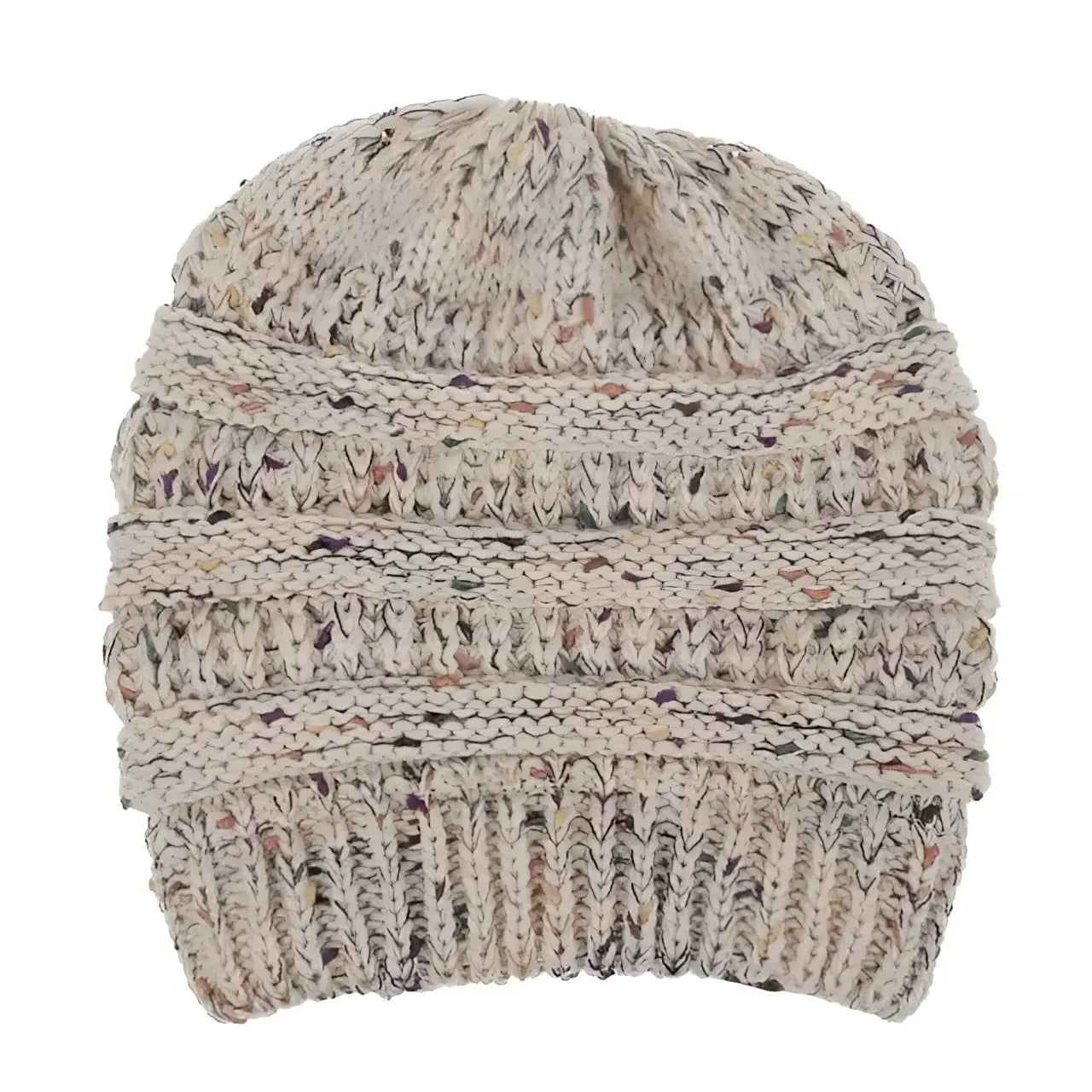 Pony Tail Beanies.. Assorted Colours. - gmaxx