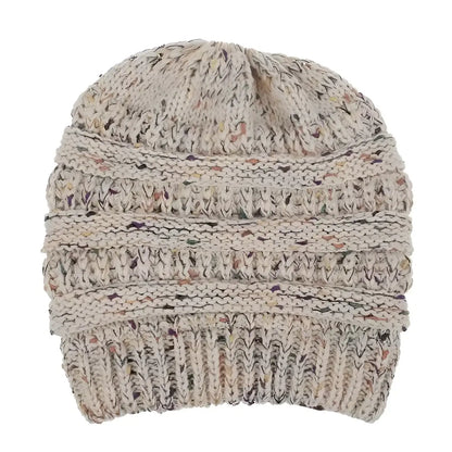 Pony Tail Beanies.. Assorted Colours. - gmaxx
