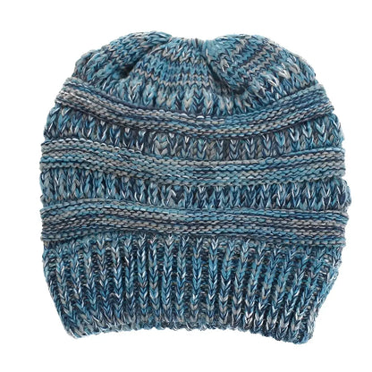 Pony Tail Beanies.. Assorted Colours. - gmaxx