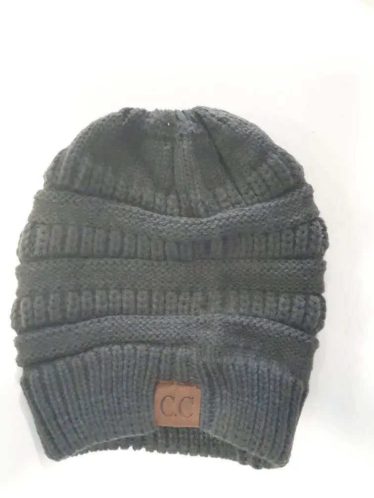 Pony Tail Beanies.. Assorted Colours. - gmaxx