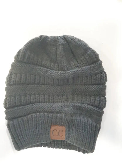 Pony Tail Beanies.. Assorted Colours. - gmaxx