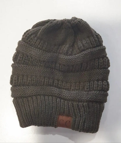 Pony Tail Beanies.. Assorted Colours. - gmaxx