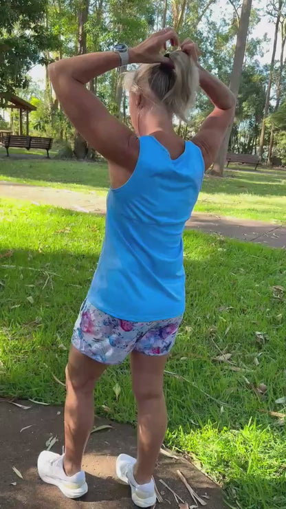 Sky Blue Full Back Singlet | XS–3XL