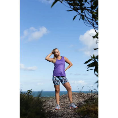 Purple Full Back Singlet XS-XXXL - gmaxx