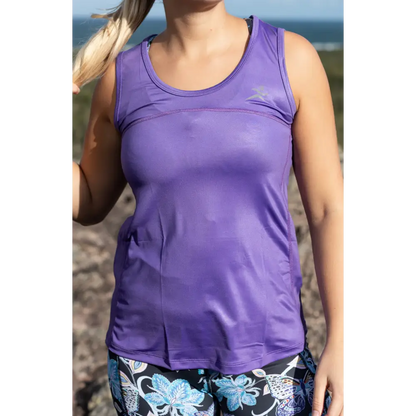 Purple Full Back Singlet XS-XXXL - gmaxx