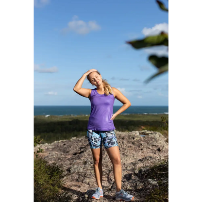 Purple Full Back Singlet XS-XXXL - gmaxx