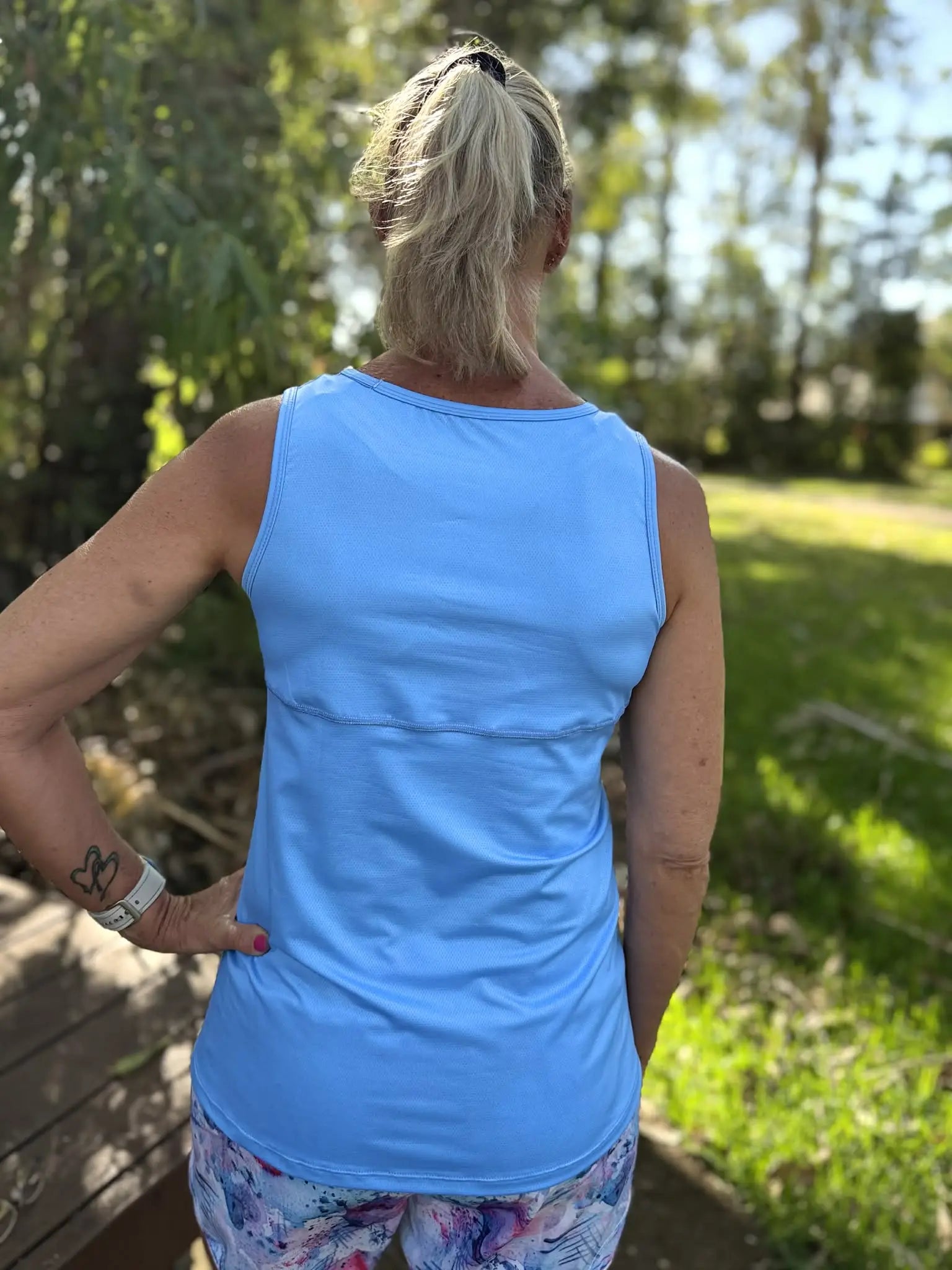 Mesh Full Back Singlet XS - XXXL - Activewear
