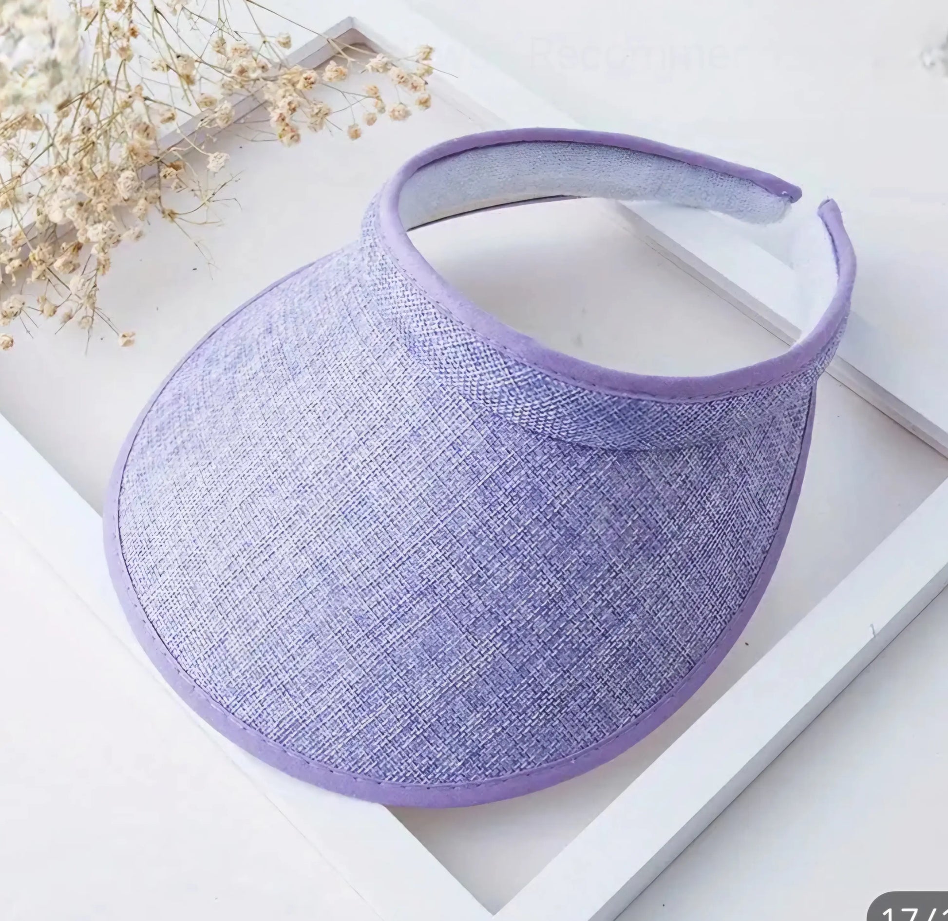 Solid Sports Peak - Purple - Caps