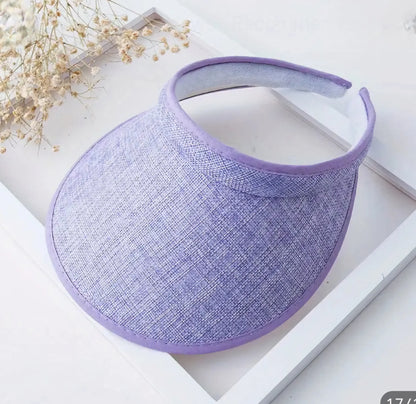 Solid Sports Peak - Purple - Caps