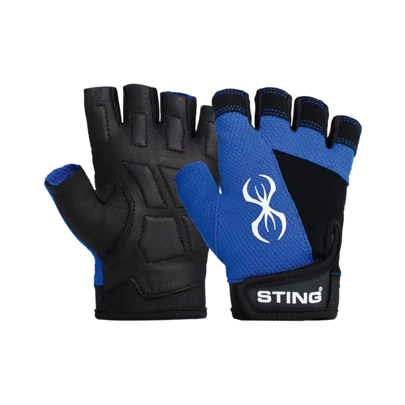 STING VX1 Ladies Training and Exercise Gloves. Pink and Blue. - gmaxx