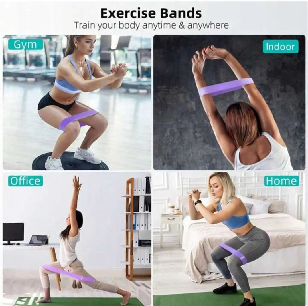 STRETCH Resistance Bands - 5 Pack - Yoga Accessories
