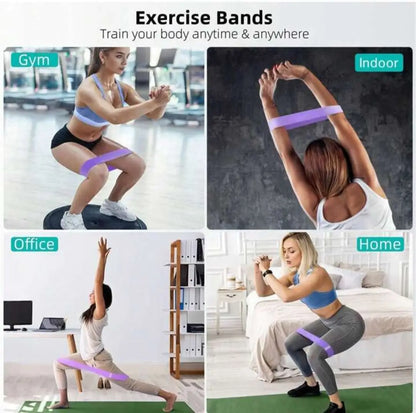 STRETCH Resistance Bands - 5 Pack - Yoga Accessories