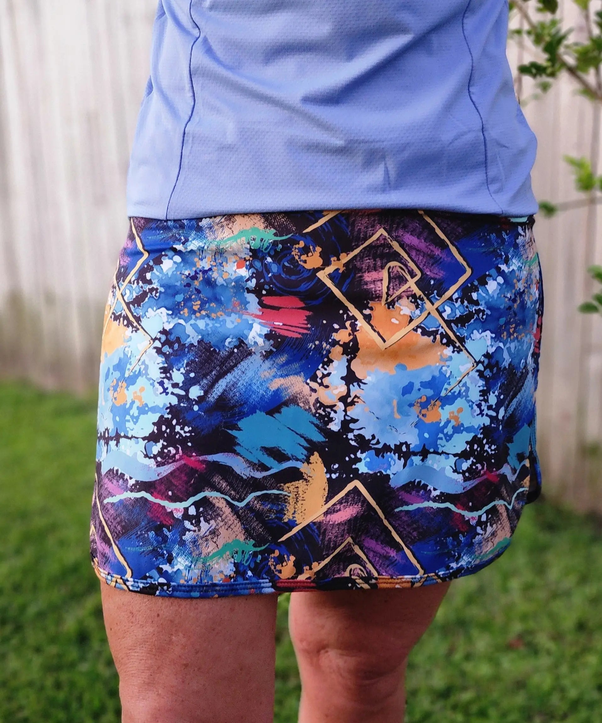 Abstractl Print, Golf, Pickleball, Tennis Skort/ Skirt 