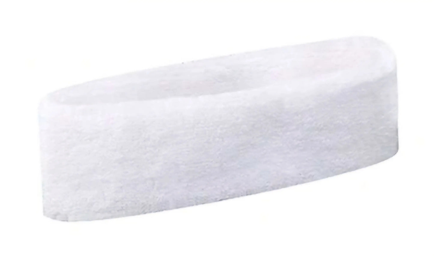Sweat Head Bands - White - Accessories