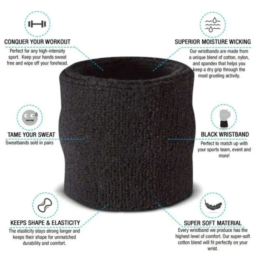 Sweat Wrist Bands - Accessories