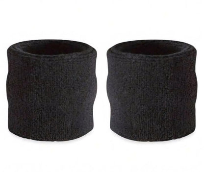 Sweat Wrist Bands - Black - Accessories