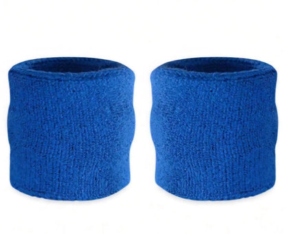 Sweat Wrist Bands - Blue - Accessories