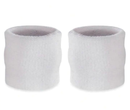 Sweat Wrist Bands - White - Accessories